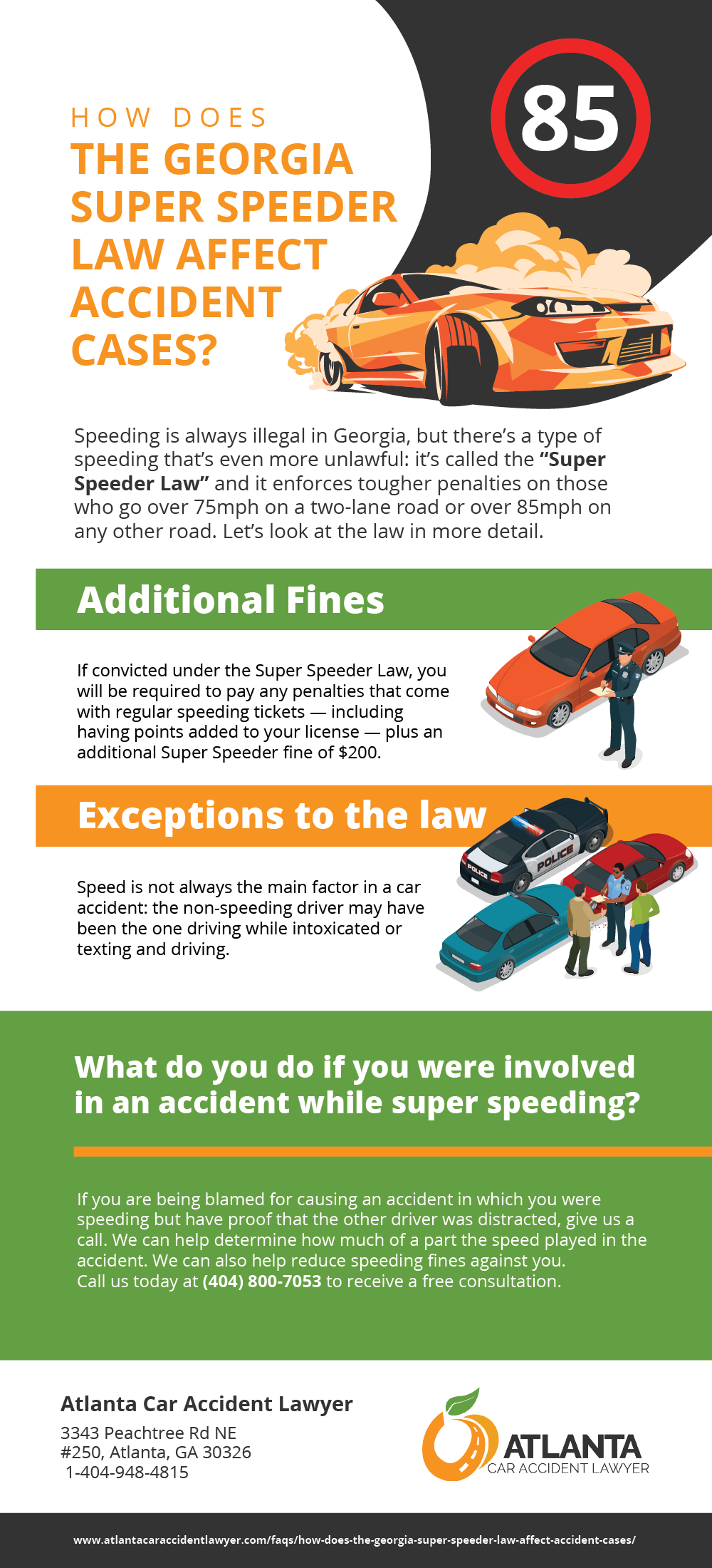 How Does The Georgia Super Speeder Law Affect Accident Cases?