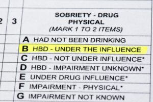 DUI police report
