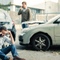 Man near accident scene calls lawyer to find out if he is liable if he rear-ended someone who stopped suddenly.
